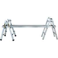 Telescoping Multi-Position Ladder, 2.916' - 9.75', Aluminum, 300 lbs., CSA Grade 1A VD689 | Stewart Safety Service Ltd.