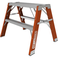 Buildman™ Step-up Workbench, 2' H x 33.5" W x 25.75" D, 300 lbs. Capacity, Fibreglass VD699 | Stewart Safety Service Ltd.