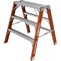 Buildman™ Step-up Workbench, 3' H x 34.75" W x 33.25" D, 300 lbs. Capacity, Fibreglass VD700 | Stewart Safety Service Ltd.