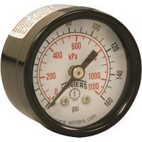 Economy Pressure Gauge, 1-1/2" , 0 - 160 psi, Back Mount, Analogue YB873 | Stewart Safety Service Ltd.